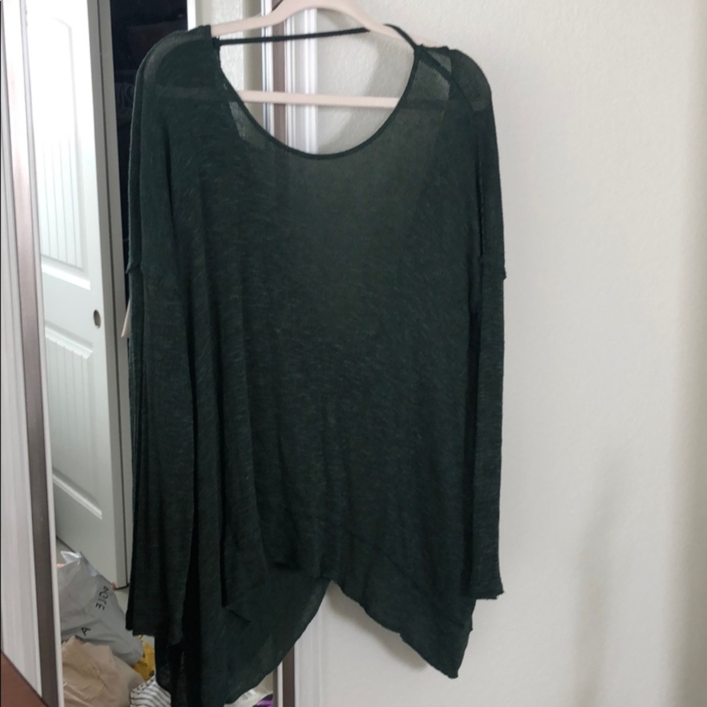 We the free - free people hunter green sweater